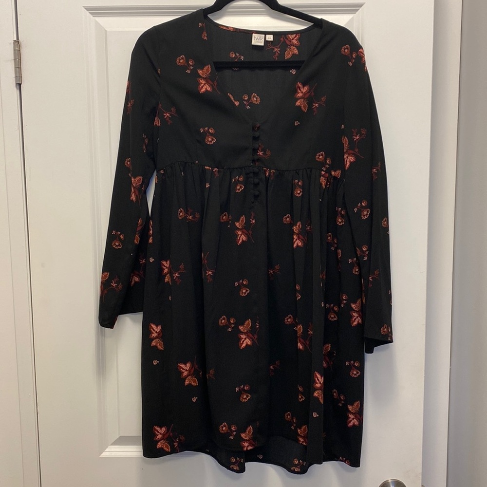 Black babydoll dress